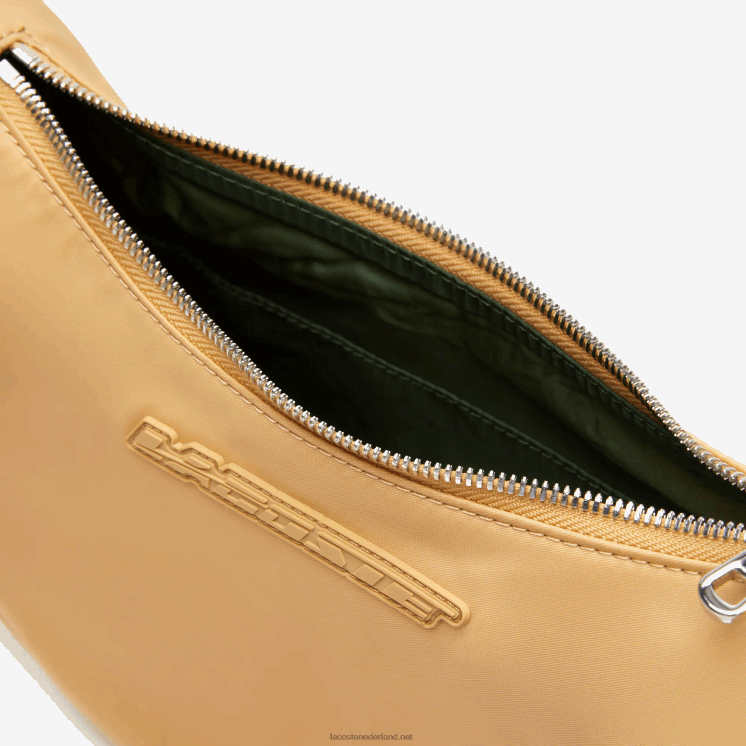 Lacoste Halfmoon tas met contrasterende branding 0828H2798 leeuwerik pastille m01 vrouwen