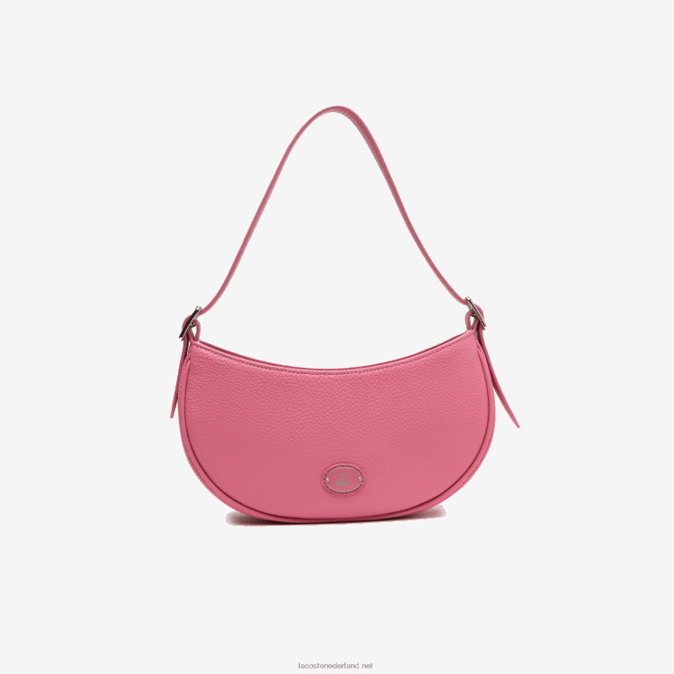 Lacoste Halfmoon tas van topnerf leer 0828H2792 reseda l39 vrouwen