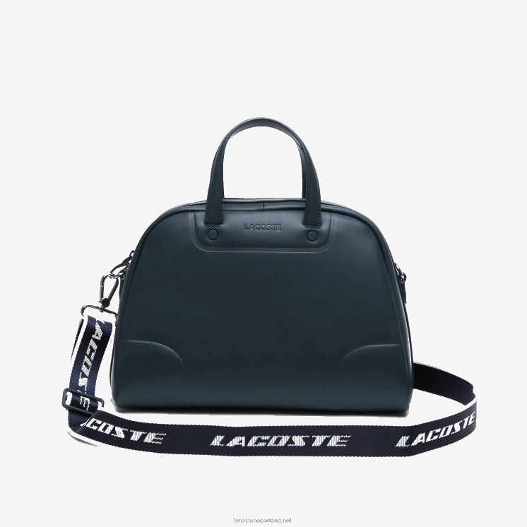 Lacoste bowlingtas met merk schouderriem 0828H2859 sinople marine 166 blank k52 vrouwen