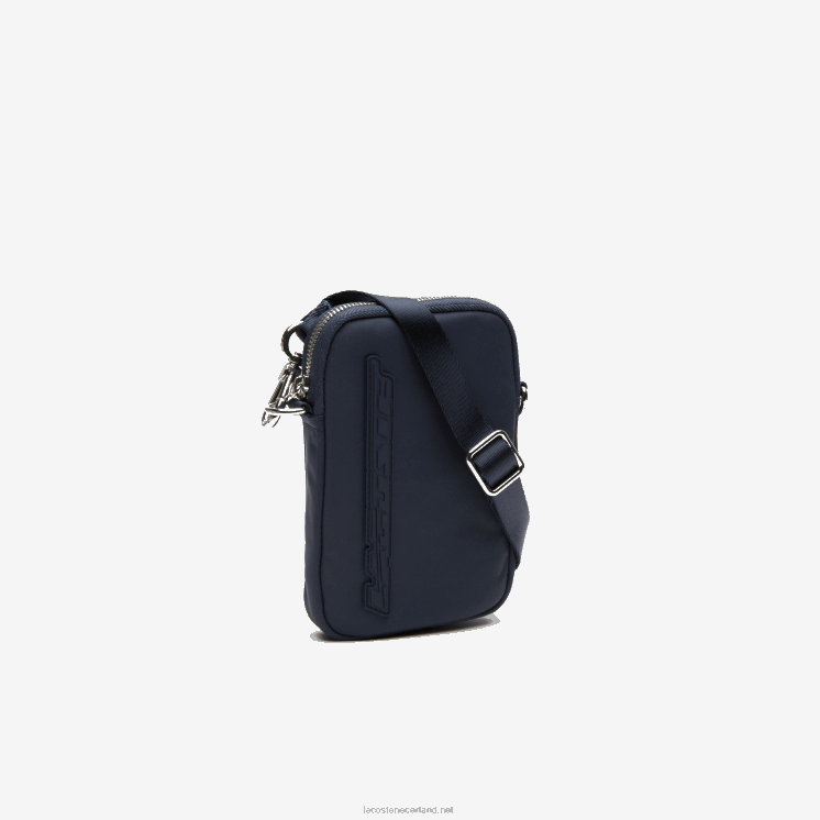 Lacoste contrast branding smartphone houder 0828H1976 blauw nuit blanc m05 vrouwen