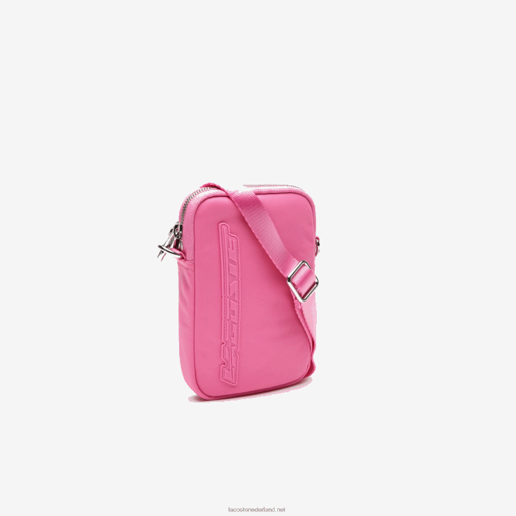 Lacoste contrast branding smartphone houder 0828H1977 wilde roos corrida m00 vrouwen