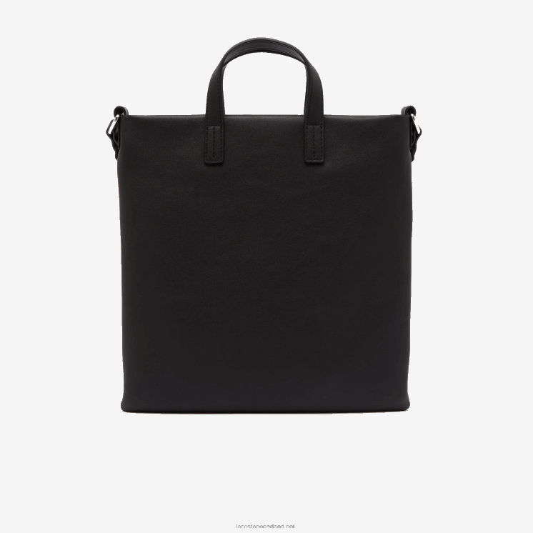 Lacoste contrast geografische coördinaat boodschappentas 0828H2829 zwart wit 279 vrouwen