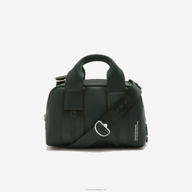 Lacoste contrast inscripties sporttas 0828H2107 enkele b43 vrouwen