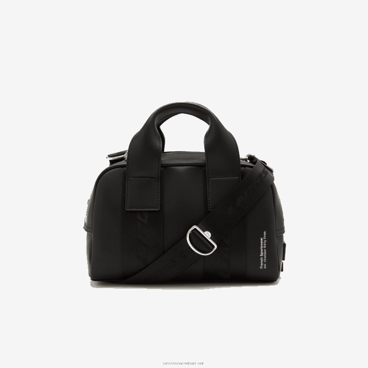 Lacoste contrast inscripties sporttas 0828H2108 zwart 000 vrouwen