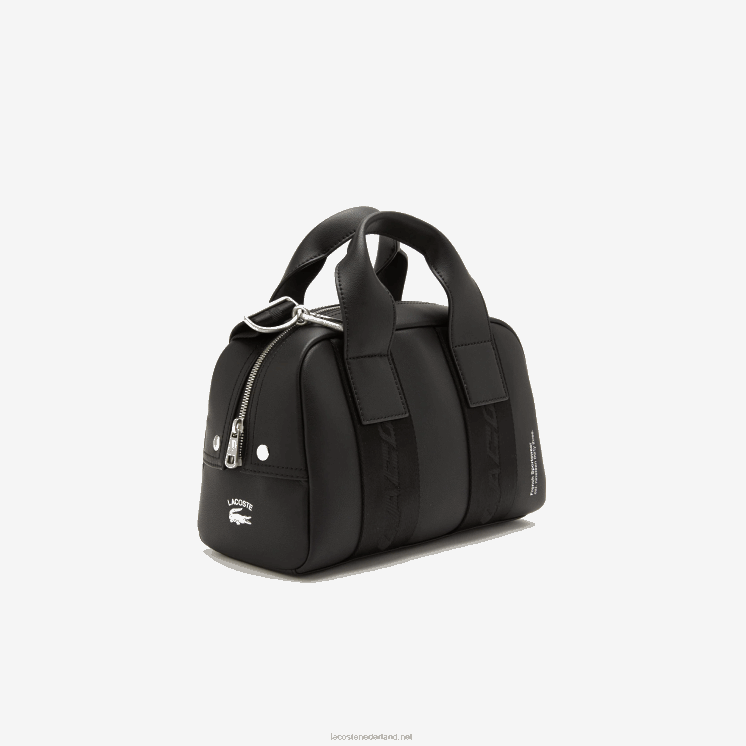 Lacoste contrast inscripties sporttas 0828H2108 zwart 000 vrouwen