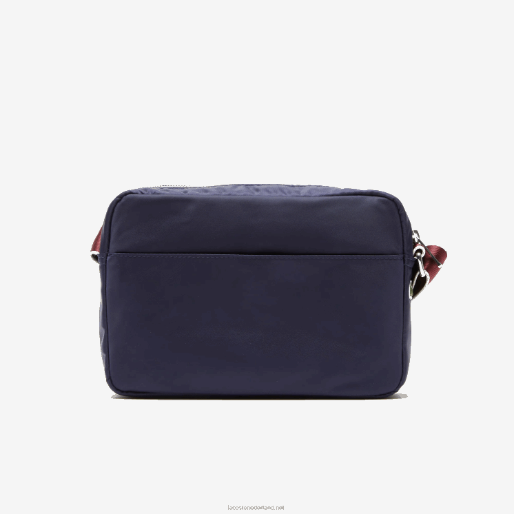 Lacoste cross-over tas met merknaam 0828H2875 marine 166 andrinople l27 vrouwen