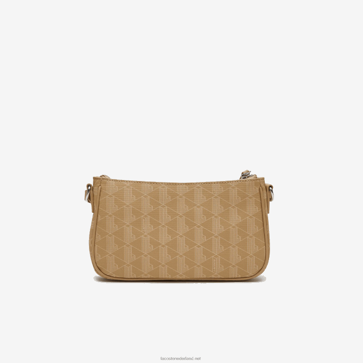 Lacoste crossbodytas met monogramprint 0828H2801 weens beige l01 vrouwen