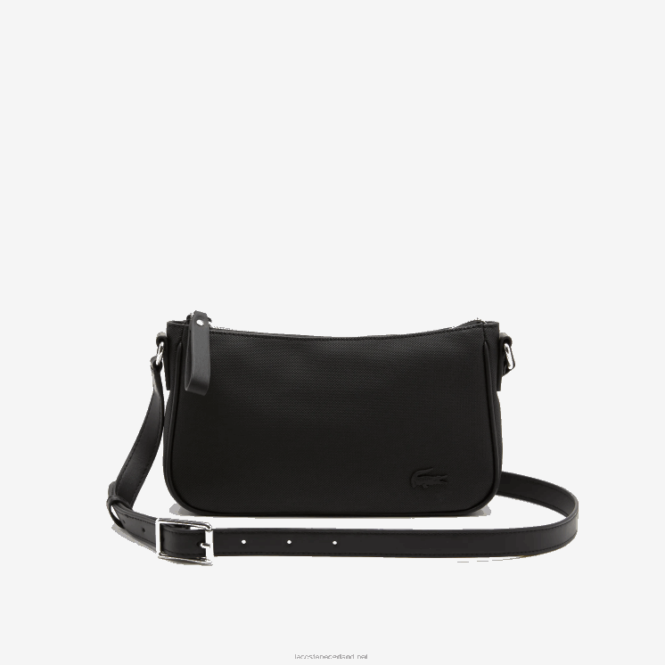 Lacoste crossbodytas met verstelbare riem 0828H2799 zwart 000 vrouwen
