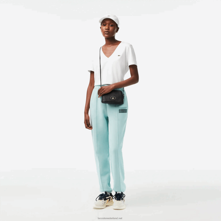 Lacoste crossover tas van generfd leer 0828H2864 zwart 000 vrouwen