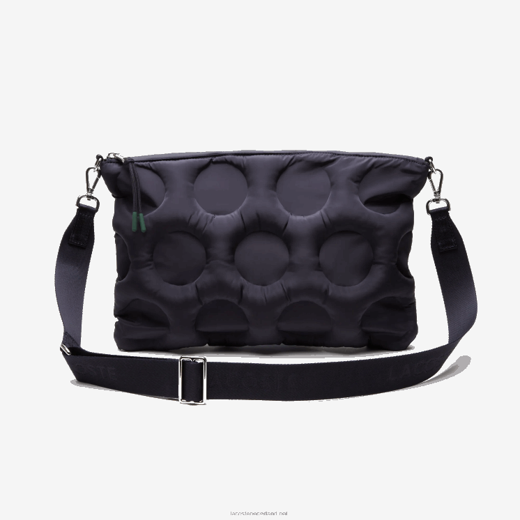 Lacoste gewatteerde cross-over tas met golfbaleffect 0828H2866 abimes l24 vrouwen