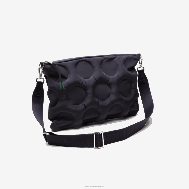 Lacoste gewatteerde cross-over tas met golfbaleffect 0828H2866 abimes l24 vrouwen