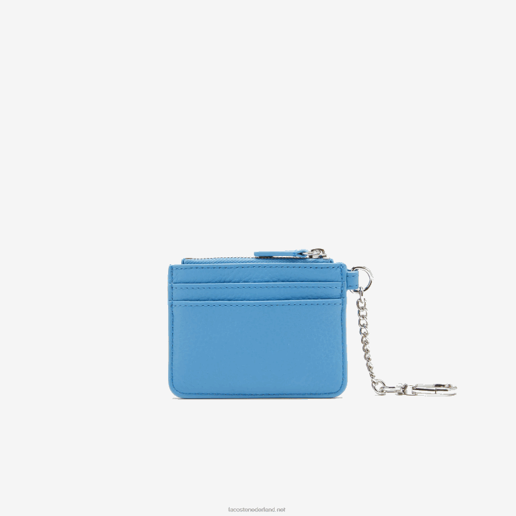 Lacoste karabijnhaak generfd lederen kaarthouder 0828H2811 Argentinië 213 vrouwen