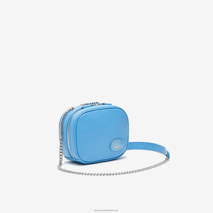 Lacoste kleine crossover tas van generfd leer 0828H2852 Argentinië 213 vrouwen