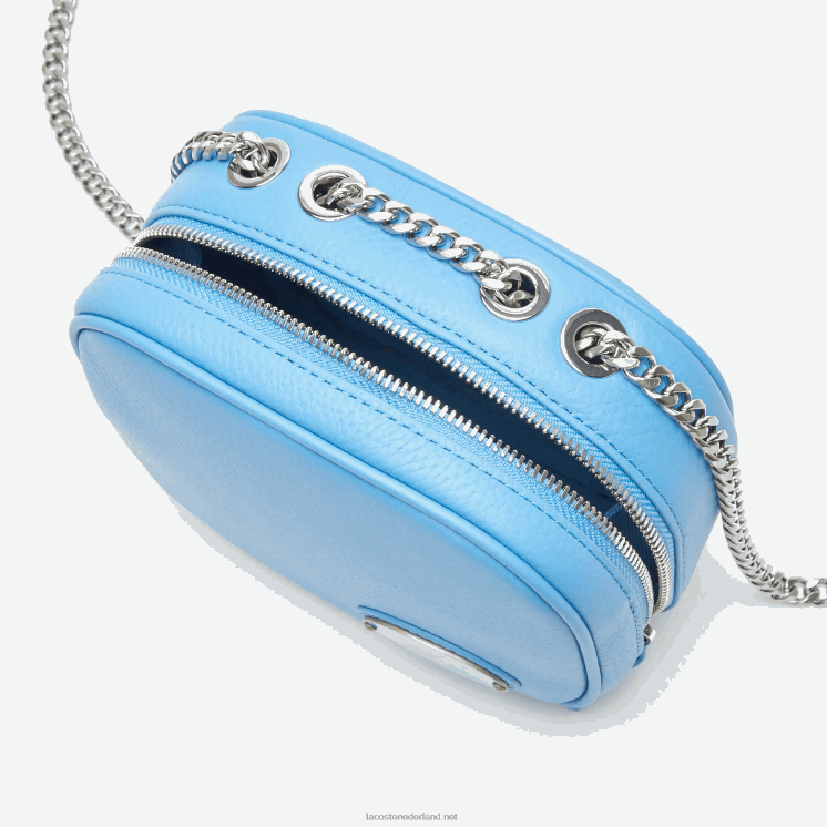 Lacoste kleine crossover tas van generfd leer 0828H2852 Argentinië 213 vrouwen