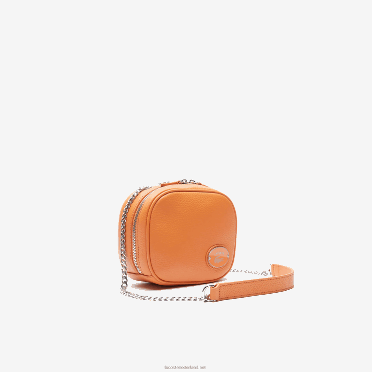 Lacoste kleine crossover tas van generfd leer 0828H2854 pottenbakkerij k20 vrouwen