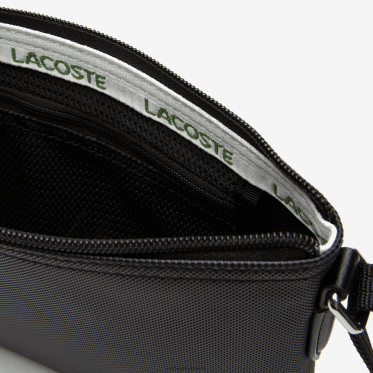 Lacoste l.12.12 concept platte cross-over tas 0828H2770 zwart 000 vrouwen