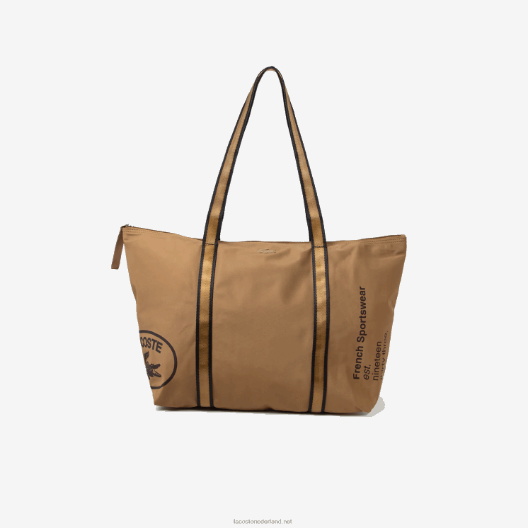 Lacoste opvouwbare boodschappentas 0828H2826 groene bladkleur l20 vrouwen