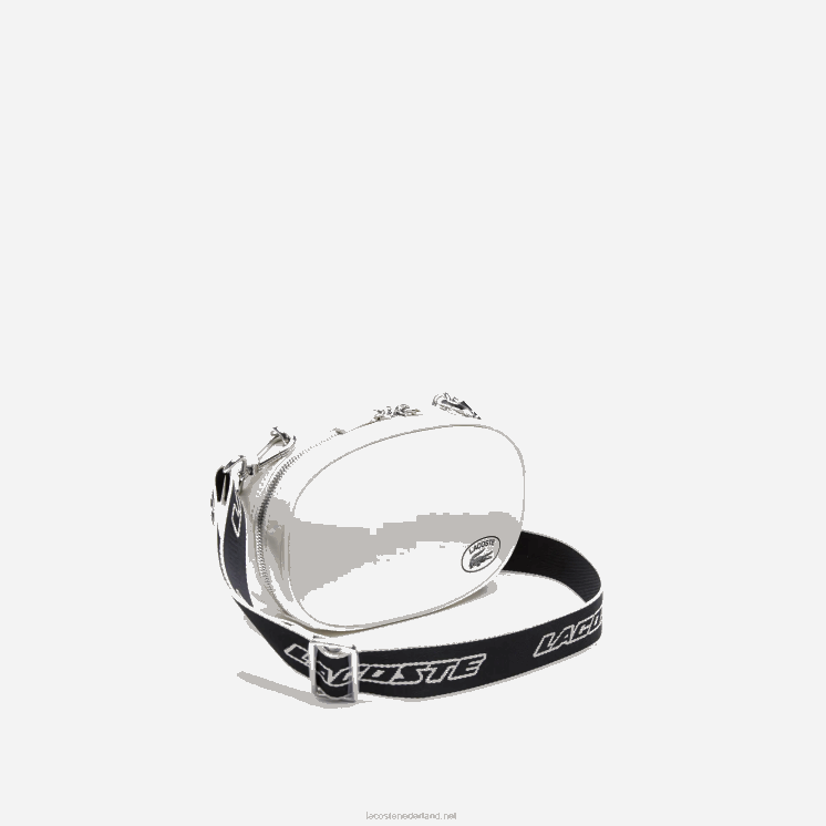 Lacoste ronde cameratas met merkriem 0828H2877 laponie noir l21 vrouwen
