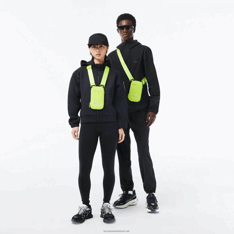 Lacoste smartphonehouder met logobandje 0828H1996 limoen k83 vrouwen