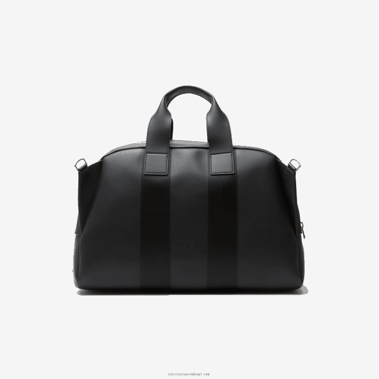 Lacoste soepele leren weekendtas 0828H2101 zwart 000 vrouwen