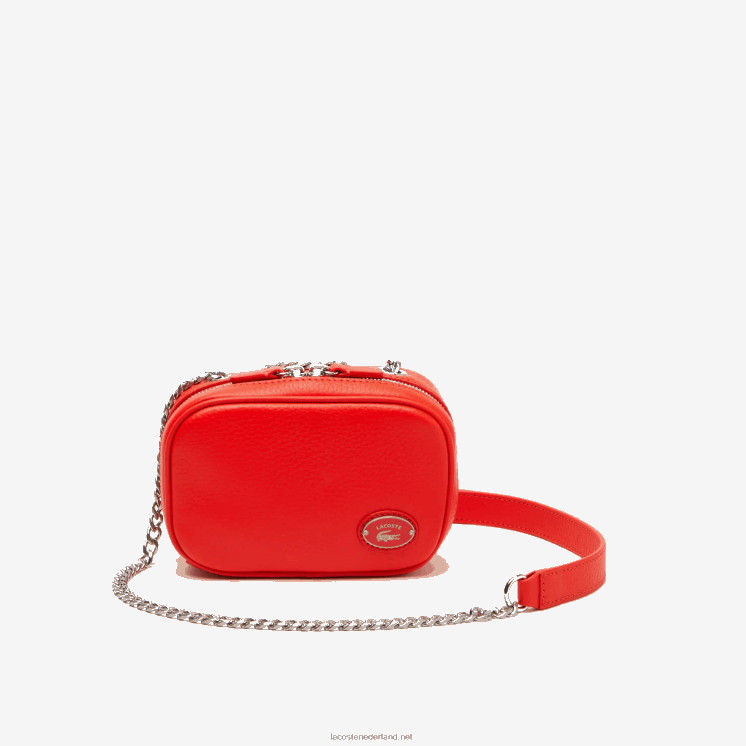 Lacoste vierkante schoudertas van hoogwaardig leer 0828H2789 gang l41 vrouwen