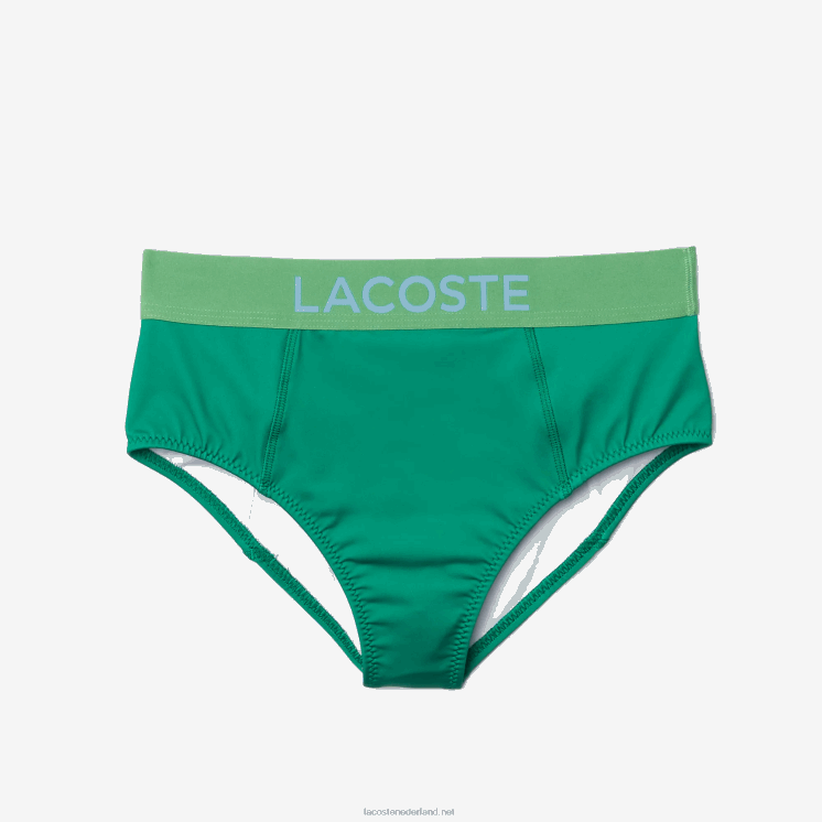 Lacoste bedrukt bikinibroekje 0828H2663 groen blauwe qag vrouwen