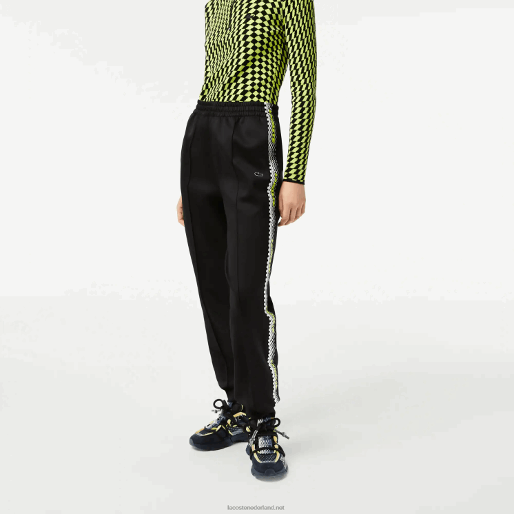 Lacoste Trainingsbroek met logostreep 0828H2406 zwart 031 vrouwen
