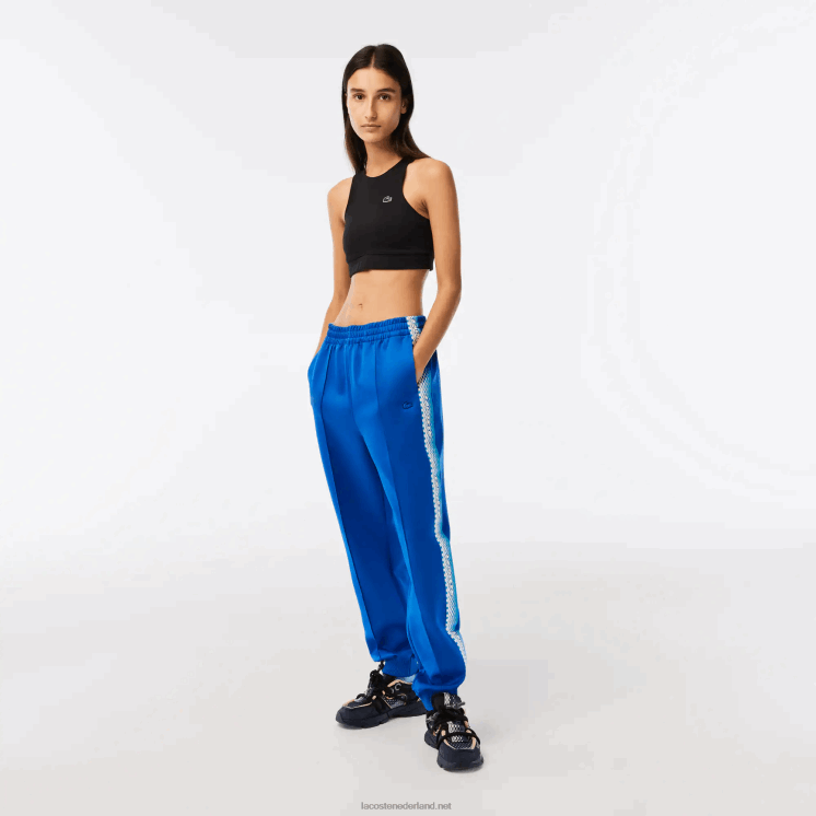 Lacoste Trainingsbroek met logostreep 0828H2407 blauwe kxb vrouwen