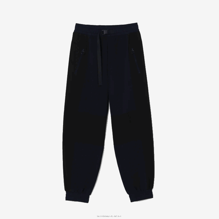 Lacoste badge colorblock trainingsbroek 0828H2552 marineblauw zwart r8p vrouwen