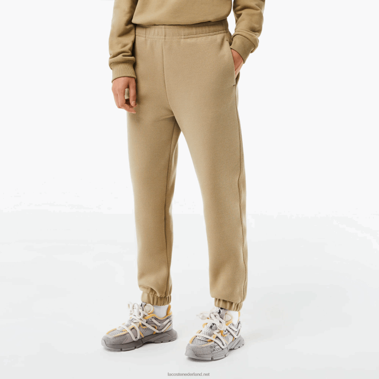Lacoste joggingbroek van gemengd katoen 0828H2412 beige cb8 vrouwen