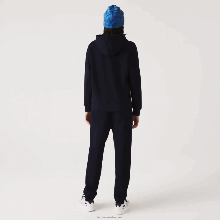Lacoste joggingbroek van gemengd katoen 0828H2413 marineblauw 166 vrouwen