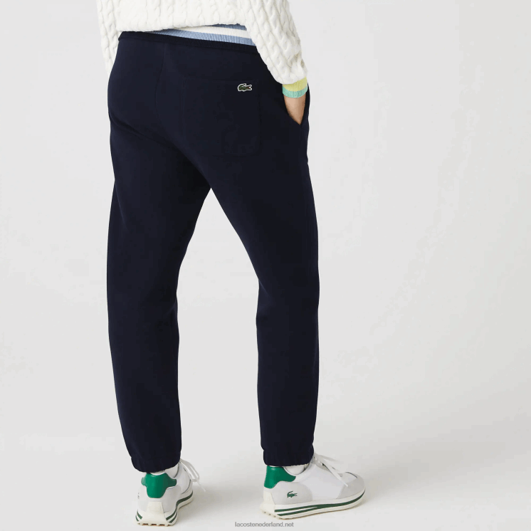 Lacoste joggingbroek van gemengd katoen 0828H2413 marineblauw 166 vrouwen