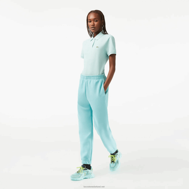 Lacoste joggingbroek van gemengd katoen 0828H2415 turkoois bijv vrouwen