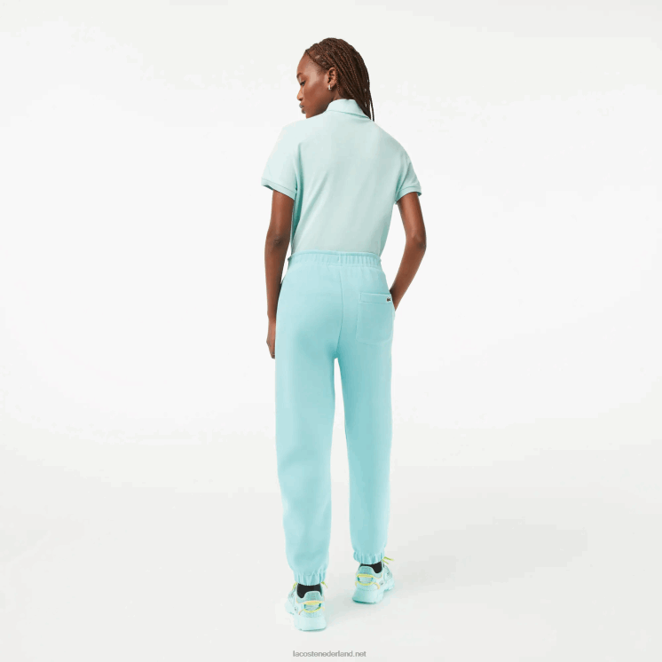 Lacoste joggingbroek van gemengd katoen 0828H2415 turkoois bijv vrouwen