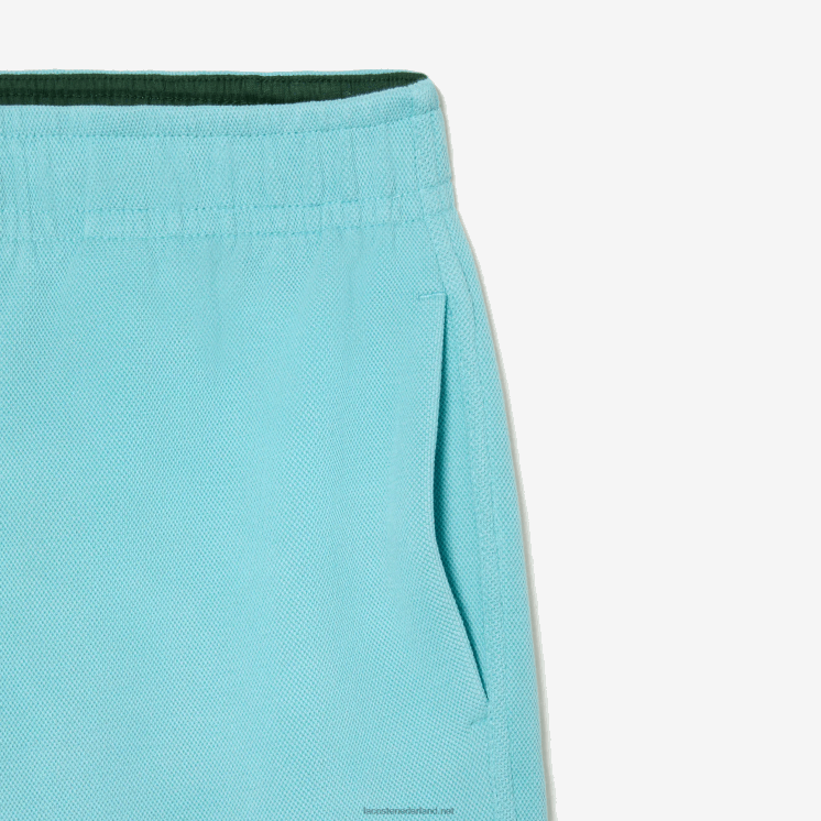 Lacoste joggingbroek van gemengd katoen 0828H2415 turkoois bijv vrouwen