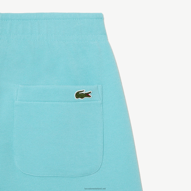 Lacoste joggingbroek van gemengd katoen 0828H2415 turkoois bijv vrouwen
