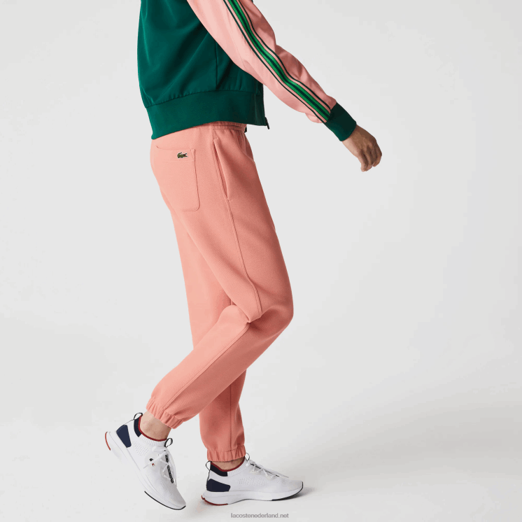 Lacoste joggingbroek van gemengd katoen 0828H2424 roze 5mm vrouwen