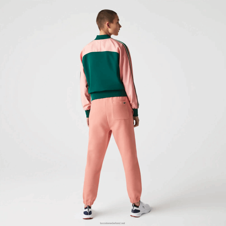 Lacoste joggingbroek van gemengd katoen 0828H2424 roze 5mm vrouwen