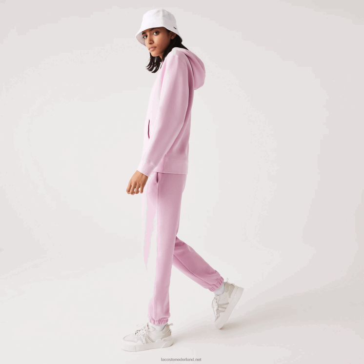 Lacoste joggingbroek van gemengd katoen 0828H2538 roze z4h vrouwen