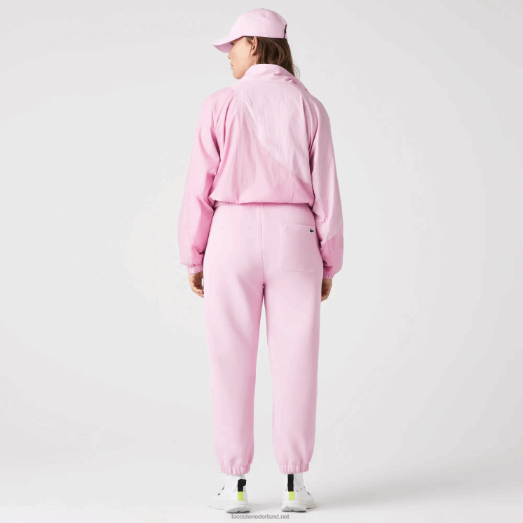 Lacoste joggingbroek van gemengd katoen 0828H2538 roze z4h vrouwen