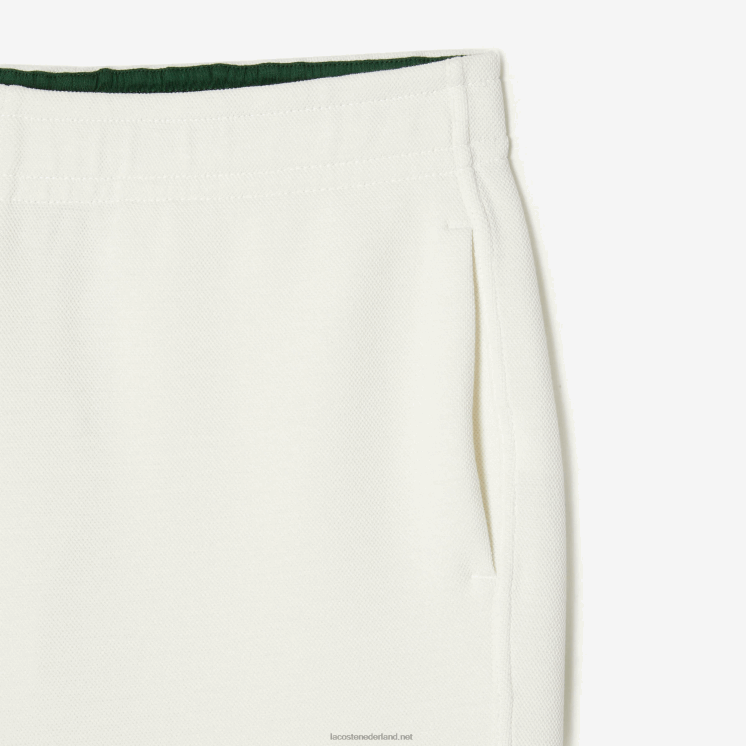 Lacoste joggingbroek van gemengd katoen 0828H2551 wit 70v vrouwen