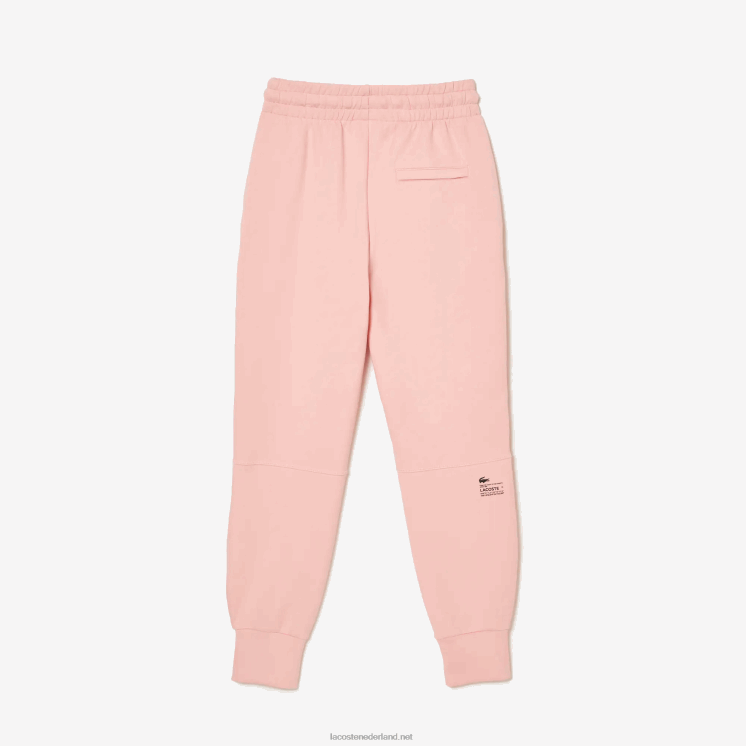 Lacoste joggingbroek van katoenjersey 0828H2403 roze kf9 vrouwen
