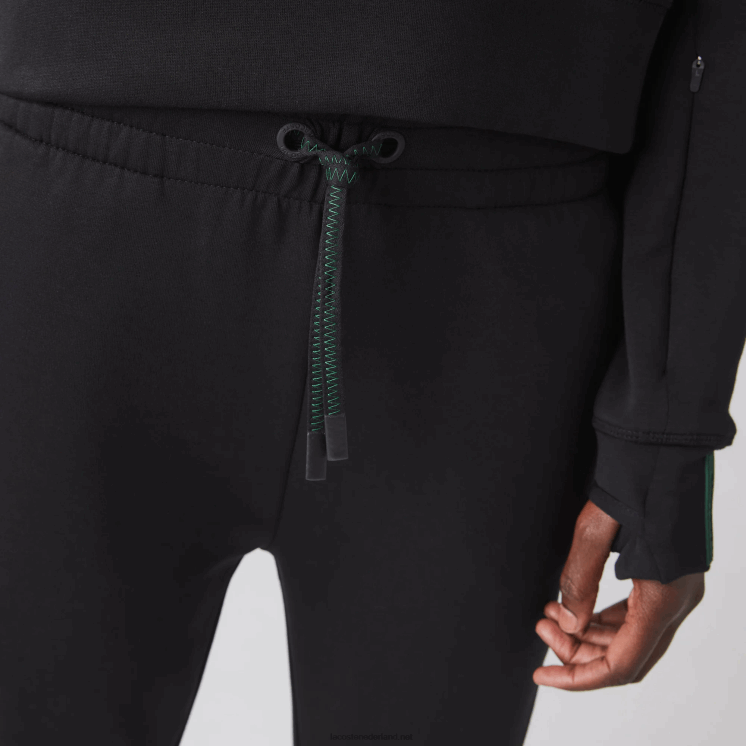 Lacoste joggingbroek van katoenjersey 0828H2404 zwart 031 vrouwen