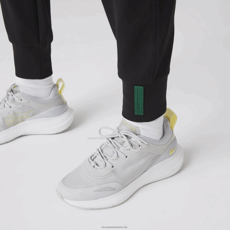 Lacoste joggingbroek van katoenjersey 0828H2404 zwart 031 vrouwen