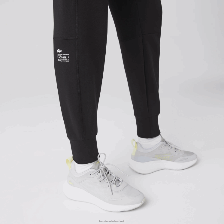Lacoste joggingbroek van katoenjersey 0828H2404 zwart 031 vrouwen