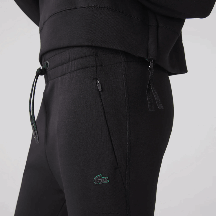 Lacoste joggingbroek van katoenjersey 0828H2404 zwart 031 vrouwen