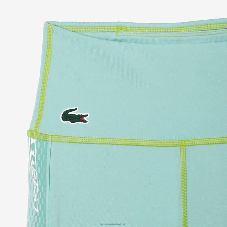Lacoste legging met sportlogostreep 0828H2401 mint j6d vrouwen