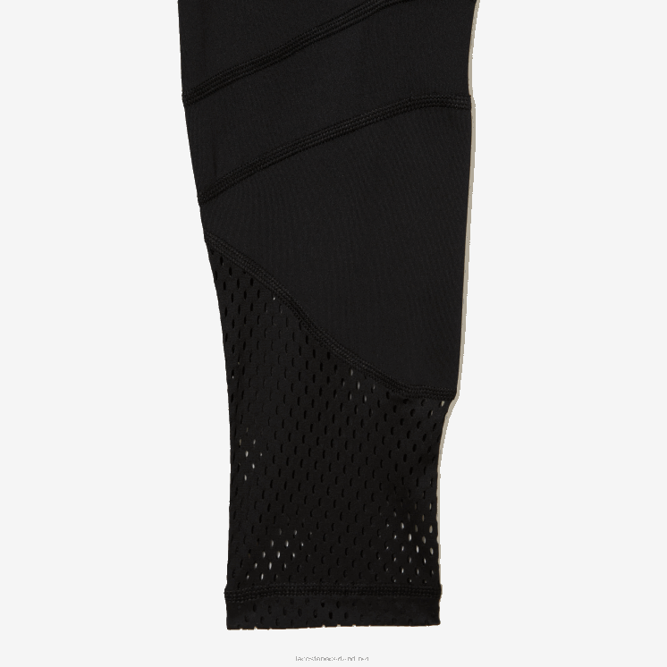 Lacoste legging met sportlogostreep 0828H2402 zwart 8vm vrouwen