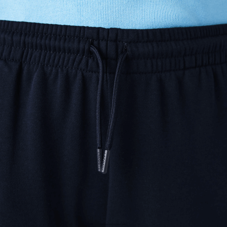 Lacoste lichtgewicht fleece joggingbroek 0828H2593 marineblauw 166 vrouwen