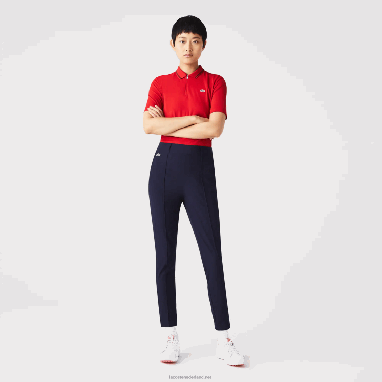 Lacoste sport stretch golfbroek 0828H2658 marineblauw 166 vrouwen
